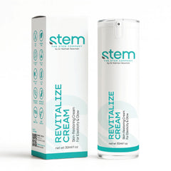STEM Natural Intelligence Revitalize Night Cream packaging highlights premium design for nightly routines