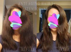 StemBotany shampoo lather demonstrates gentle cleansing suitable for all hair types.