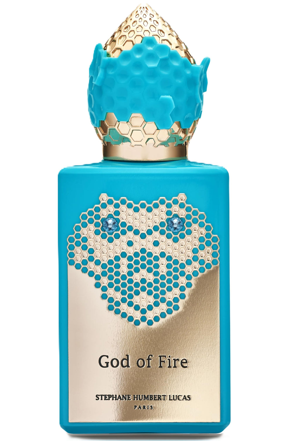 Stephane Humbert Lucas God Of Fire bottle front view for premium style.
