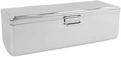 Stephanie Imports Silver Wave design lip case adds vintage elegance