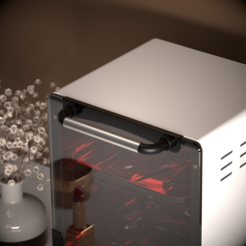 Sterilizer for Nail Tools quick heat-up feature reduces downtime between clients.