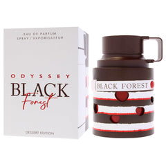 Armaf Odyssey Black Forest Dessert Edition spray action for easy application at special moments.