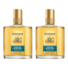 Stetson Cool Moisture aftershave bottle delivers cooling refreshment after shaving