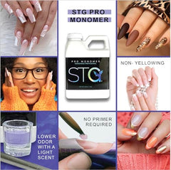 STG EMA non-yellowing formula maintains true color during applications.