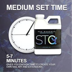 STG MMA-free and cruelty-free solution supports safe artistry.