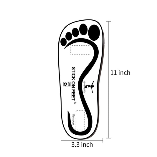 STICKONFEET disposable feet covers provide hygienic protection for clients and home tanning