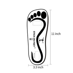 STICKONFEET disposable feet covers provide hygienic protection for clients and home tanning