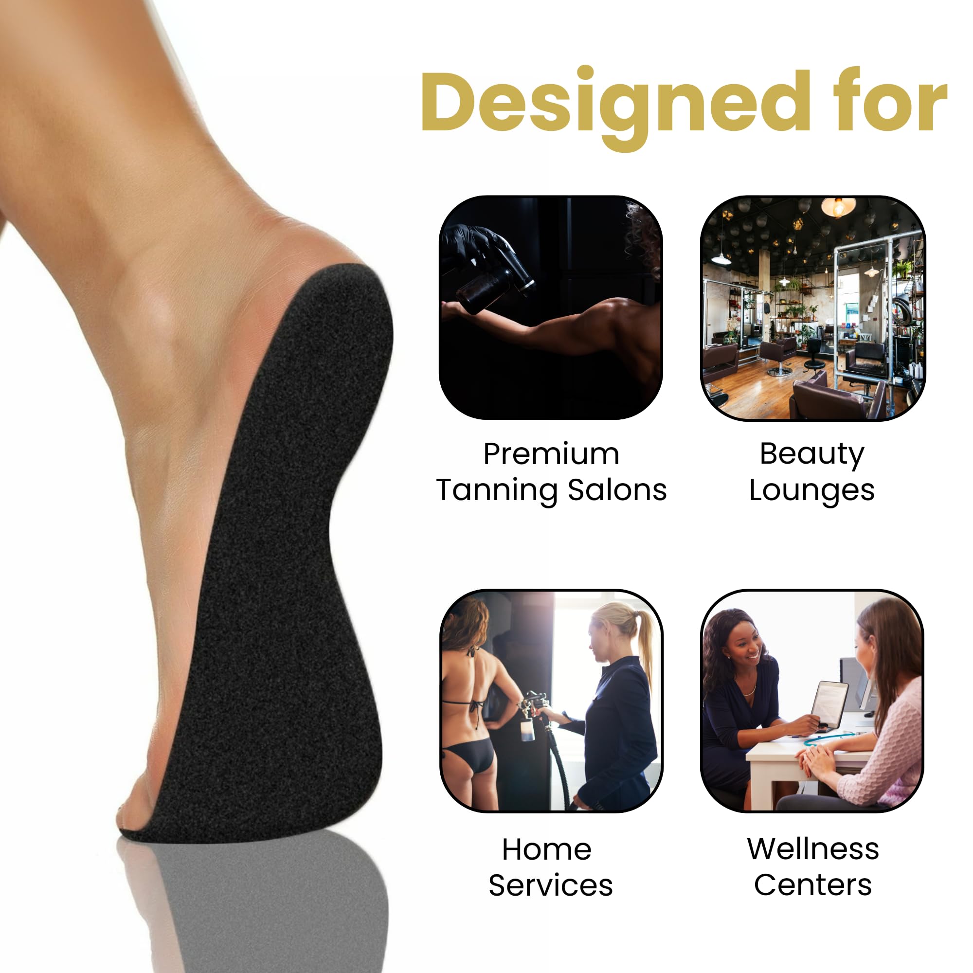 STICKONFEET salon and mobile kit ready-to-use for professional results