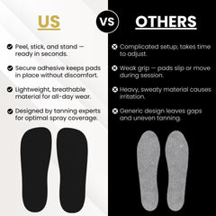 STICKONFEET secure-fit feet pads stay in place with comfortable wear