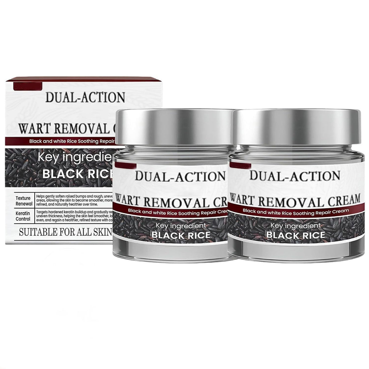 STIEKIET Dual-Action Renewal Cream bottle highlights sleek packaging for smoother skin