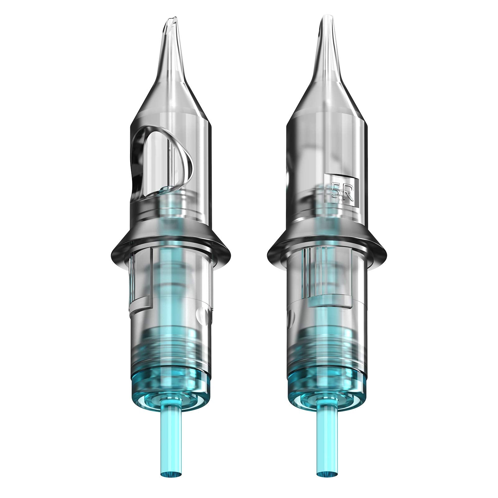 STIGMA Aquamarine Knight EN02B cartridge with membrane for sterile ink flow.