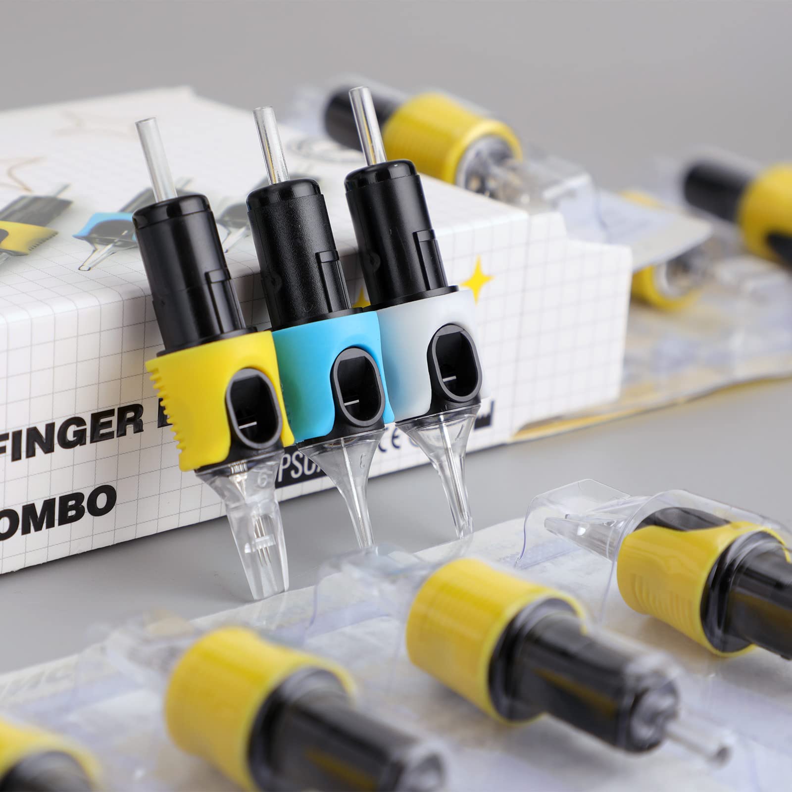 STIGMA box of 46 cartridges organized for studio use