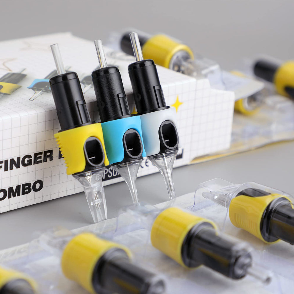 STIGMA box of 46 cartridges organized for studio use