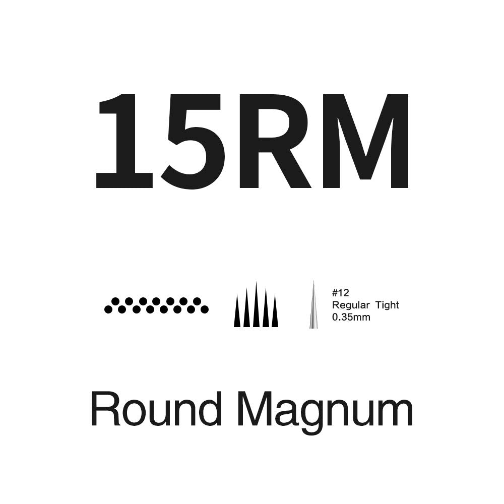 STIGMA EN05-20-1215RM cartridges tip design round and flat for detail work.