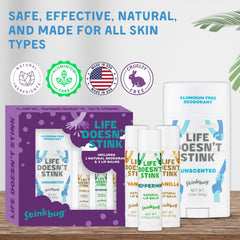 Stinkbug Naturals set of natural care products for daily freshness