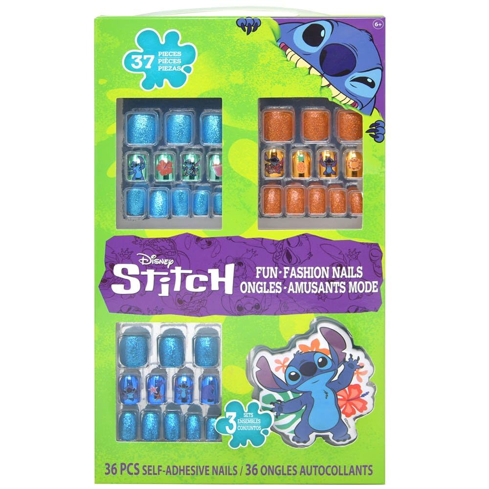 Stitch stickers and Beach Kids door hanger included with the set.