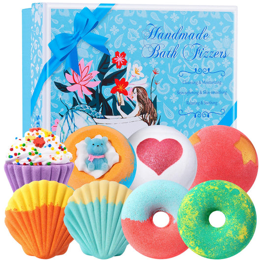STNTUS INNOVATIONS Bath Bombs releasing colorful bubbles for a vibrant soak and mood lift