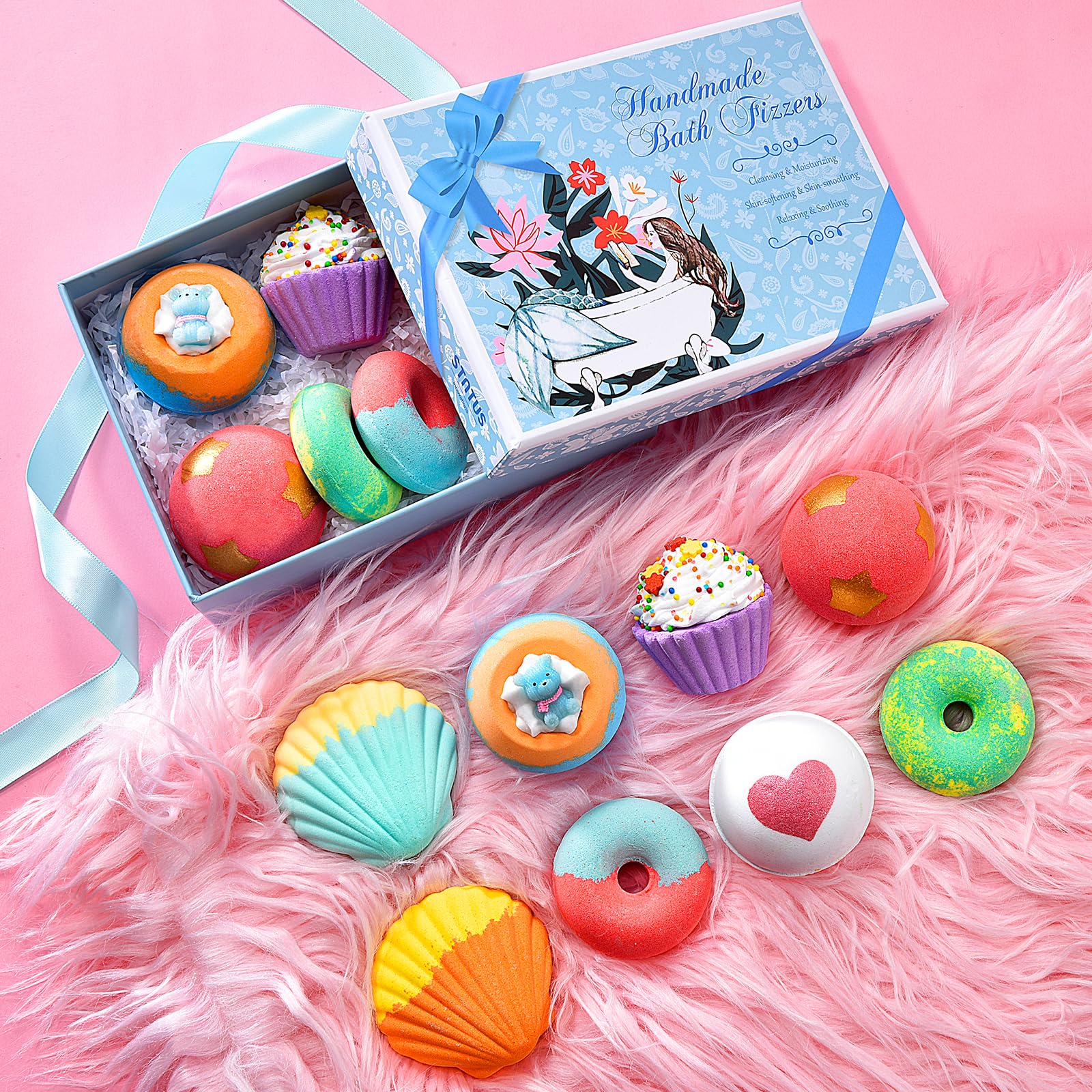 STNTUS INNOVATIONS heart-shaped bombs present a gift-ready aromatic option