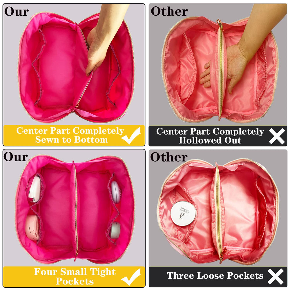 STOMKIRE Large capacity nylon bag, waterproof and easy to clean for travel essentials.