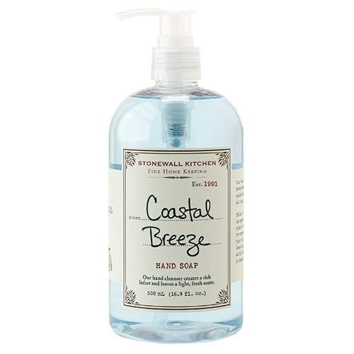 Foamy lather closeup of Stonewall Kitchen Coastal Breeze Hand Soap