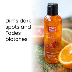 Stop Guessing BioFormula Select body-application depicts applying wash on skin