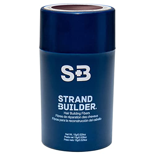 Strand Builder Keratin Hair Fibers applied to thinning crown for instant density