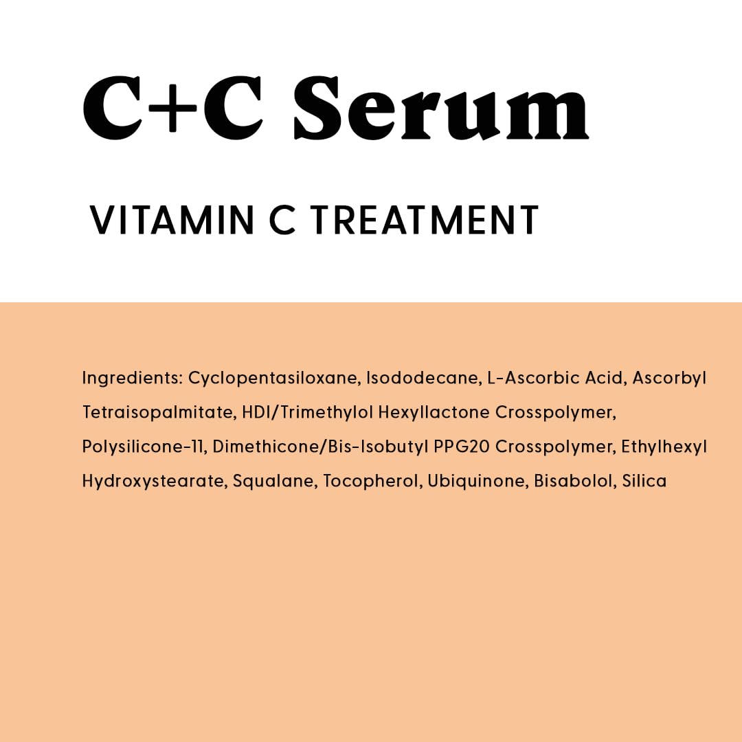 Stratia C+C Serum glow shot suggests a more even complexion.