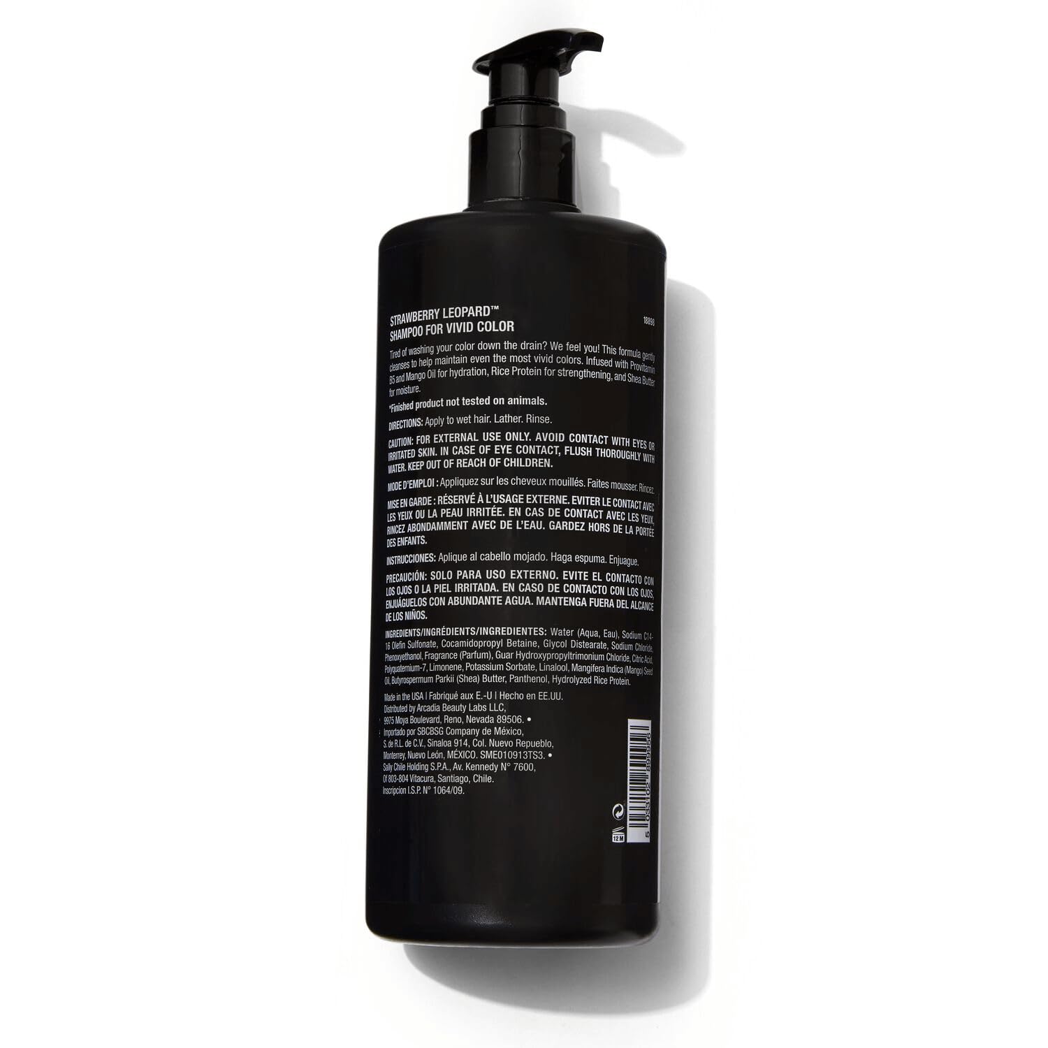 Strawberry Leopard Shampoo rejuvenation action supports healthier-looking hair
