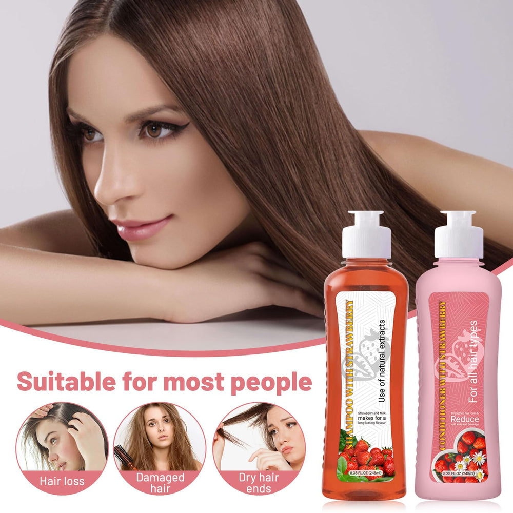 Strawberry & Milk Set fragrance presenting a subtle fruity aroma that lasts.