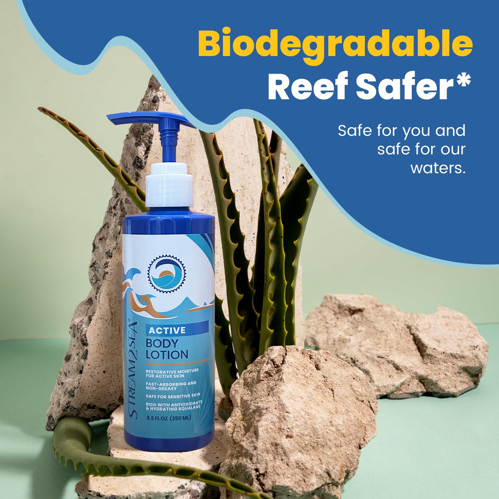 STREAM 2 SEA reef-safe, paraben-free packaging highlights eco-friendly choice