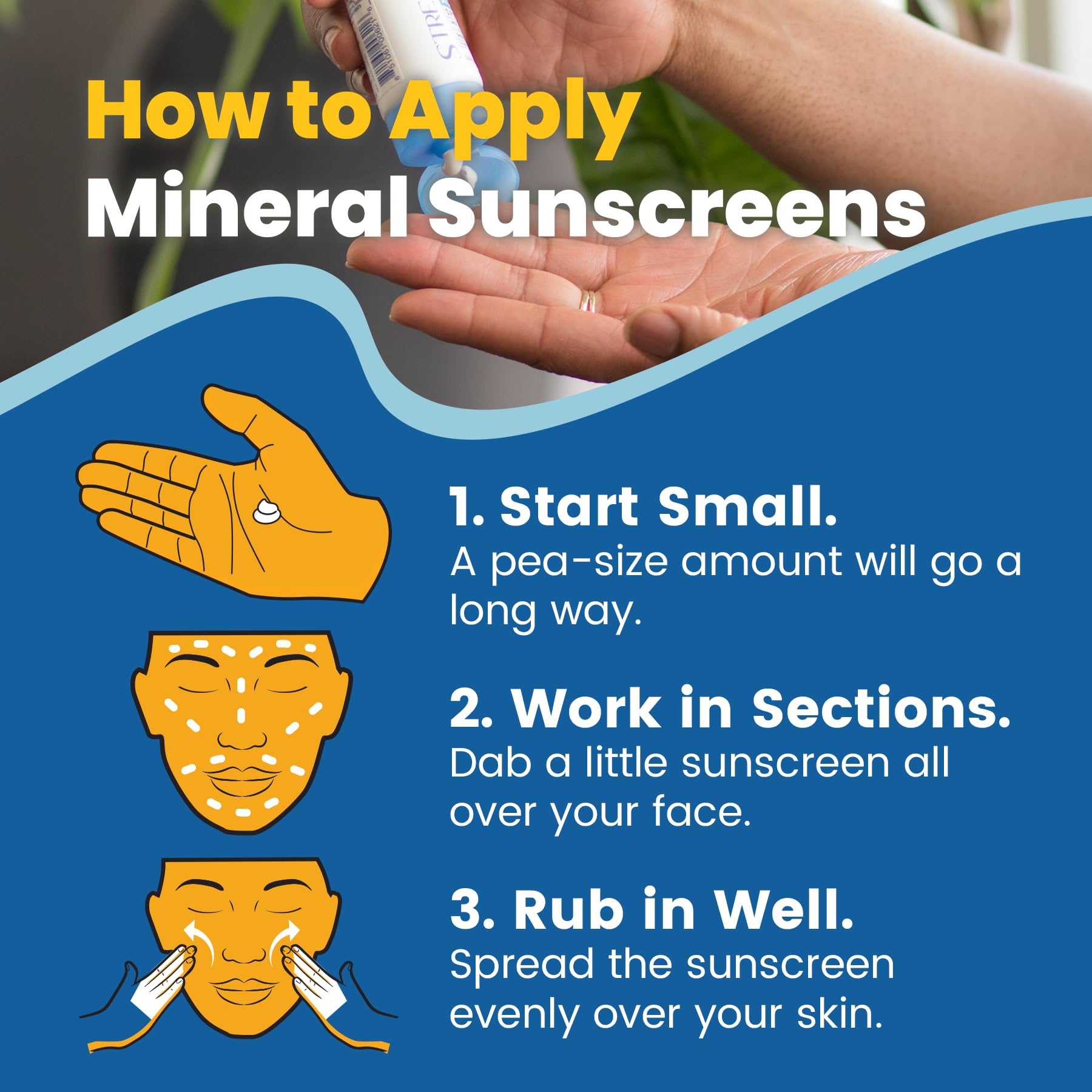 STREAM 2 SEA sunscreen used during a hiking session