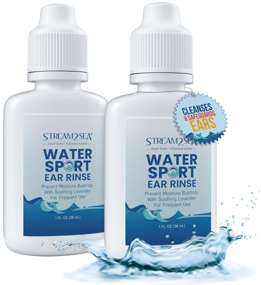 Stream2Sea Water Sport Ear Rinse bottle pour for easy application at poolside