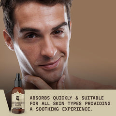 Striking Viking aftershave vanilla cream application for soothing post-shave comfort