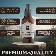 Gentle massage demonstrating soothing coverage for calm skin after shaving.