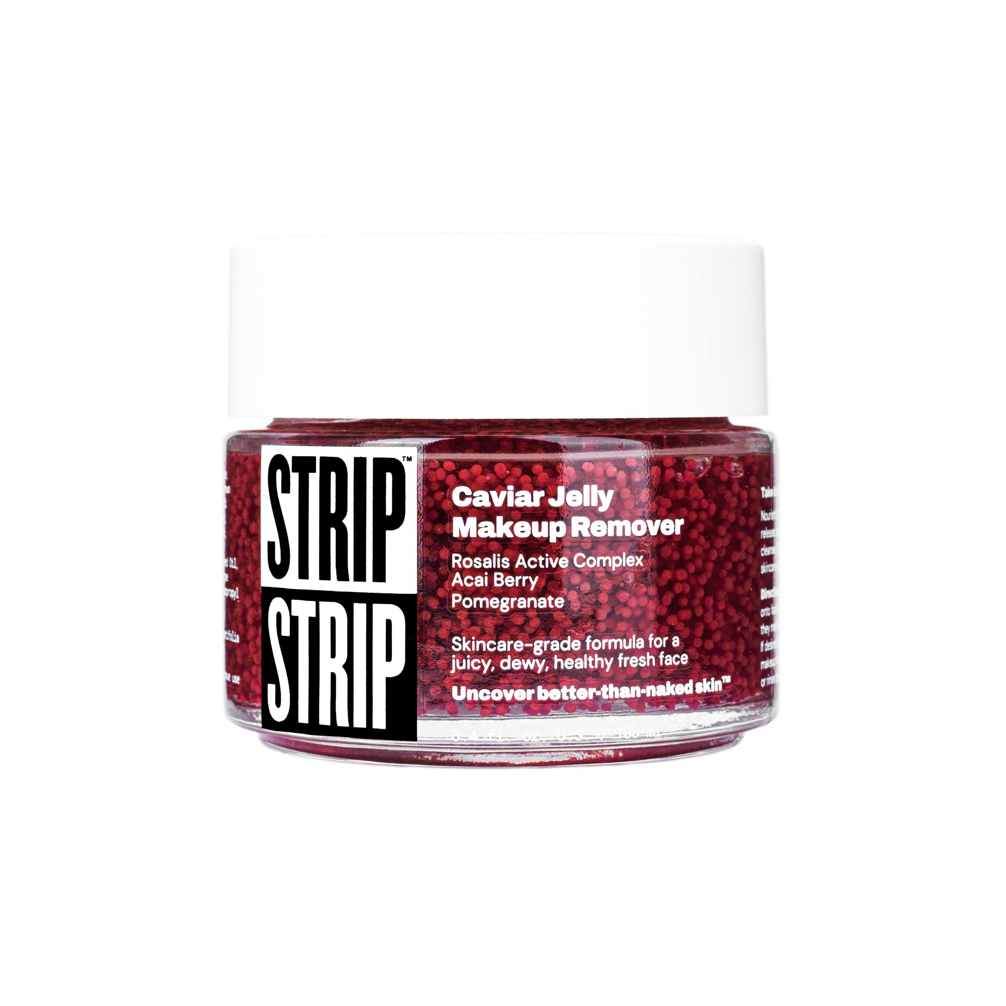 STRIP MAKEUP caviar jelly remover with bubbles for gentle cleansing and hydration