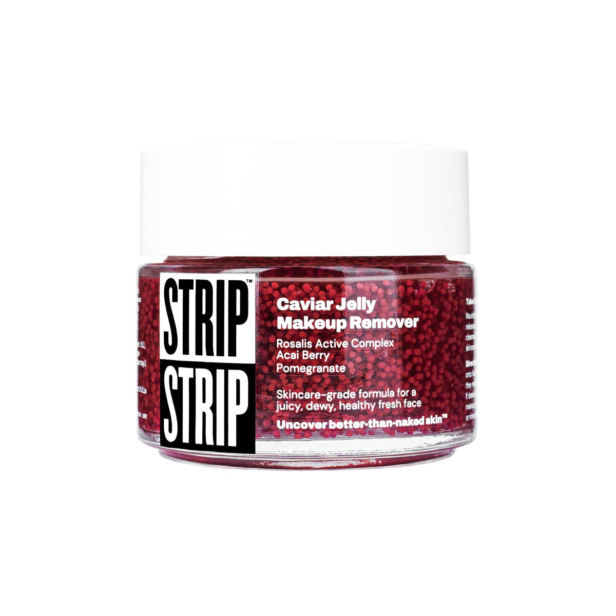 STRIP MAKEUP caviar jelly remover with bubbles for gentle cleansing and hydration