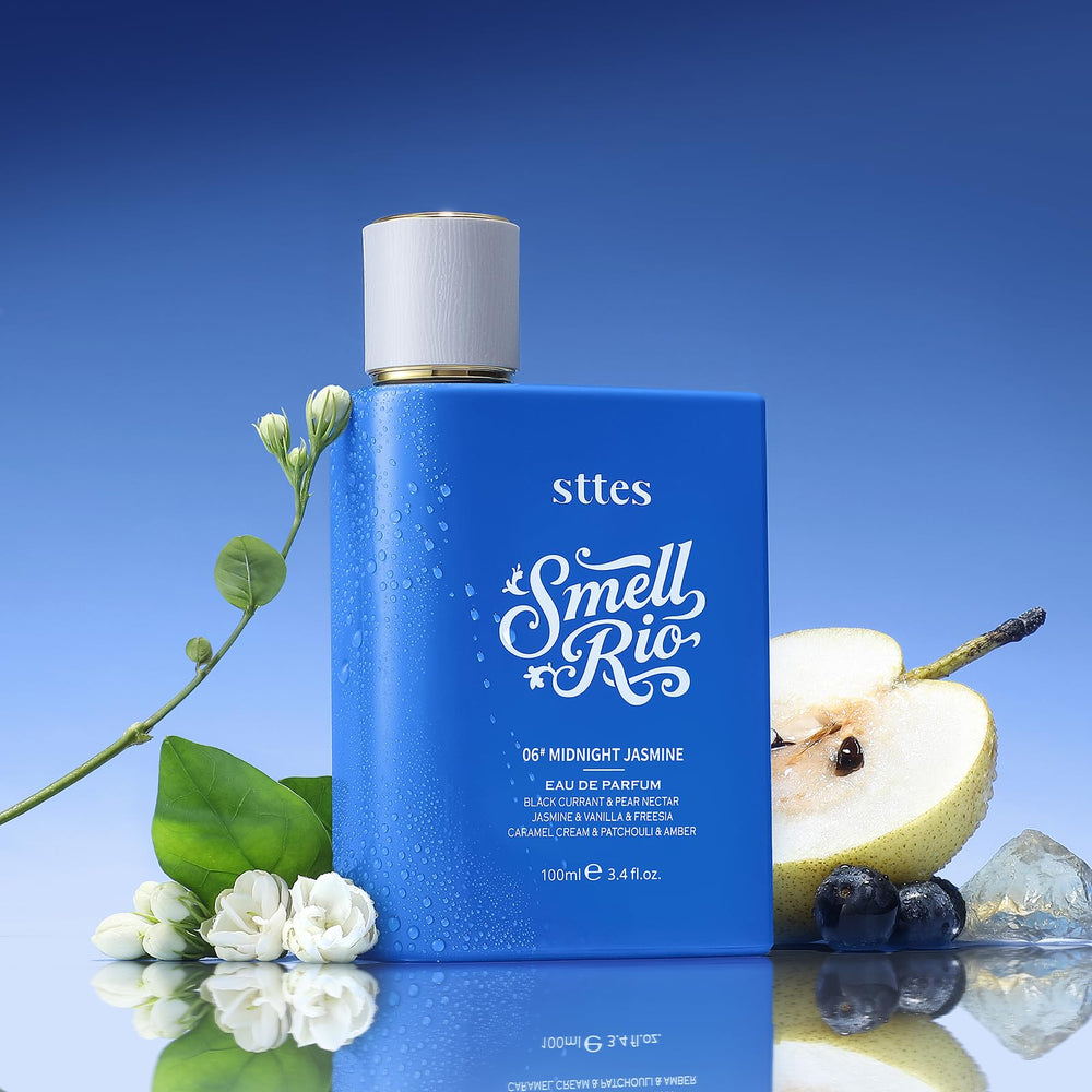 Sttes Midnight Jasmine hair and skin mist for all-day wear.