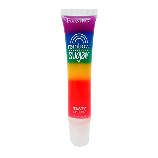 STUDIO LIMITED Instant Fab crystal gloss bottle delivers long-lasting hydration on the go.