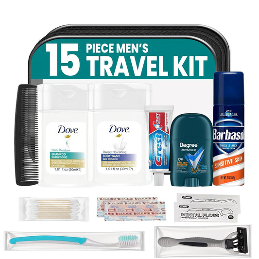 Stuhrling Bottle Trektote shampoo bottle ready for on-the-go grooming.
