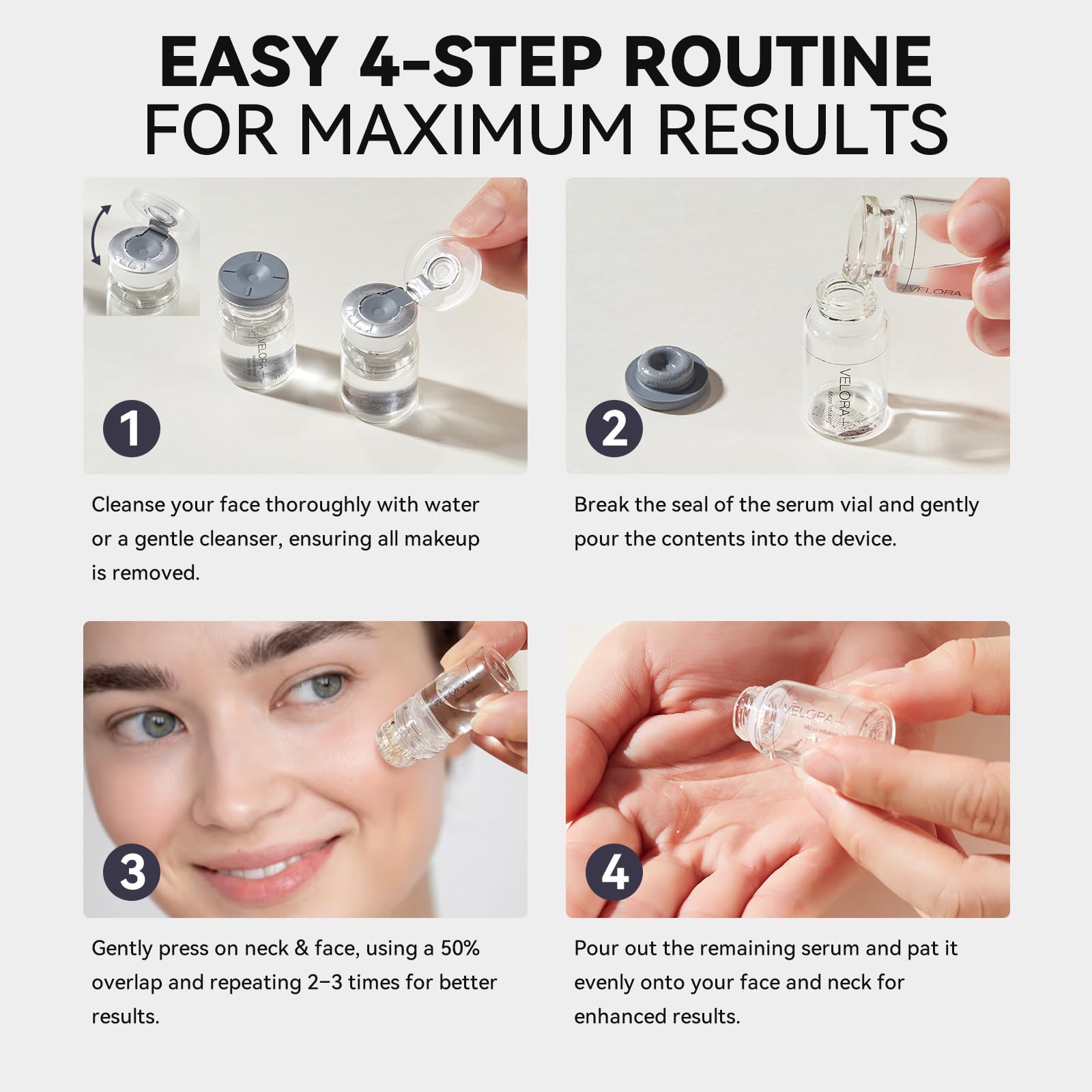 Styirl glow-ready application demonstrates a radiant, natural look.