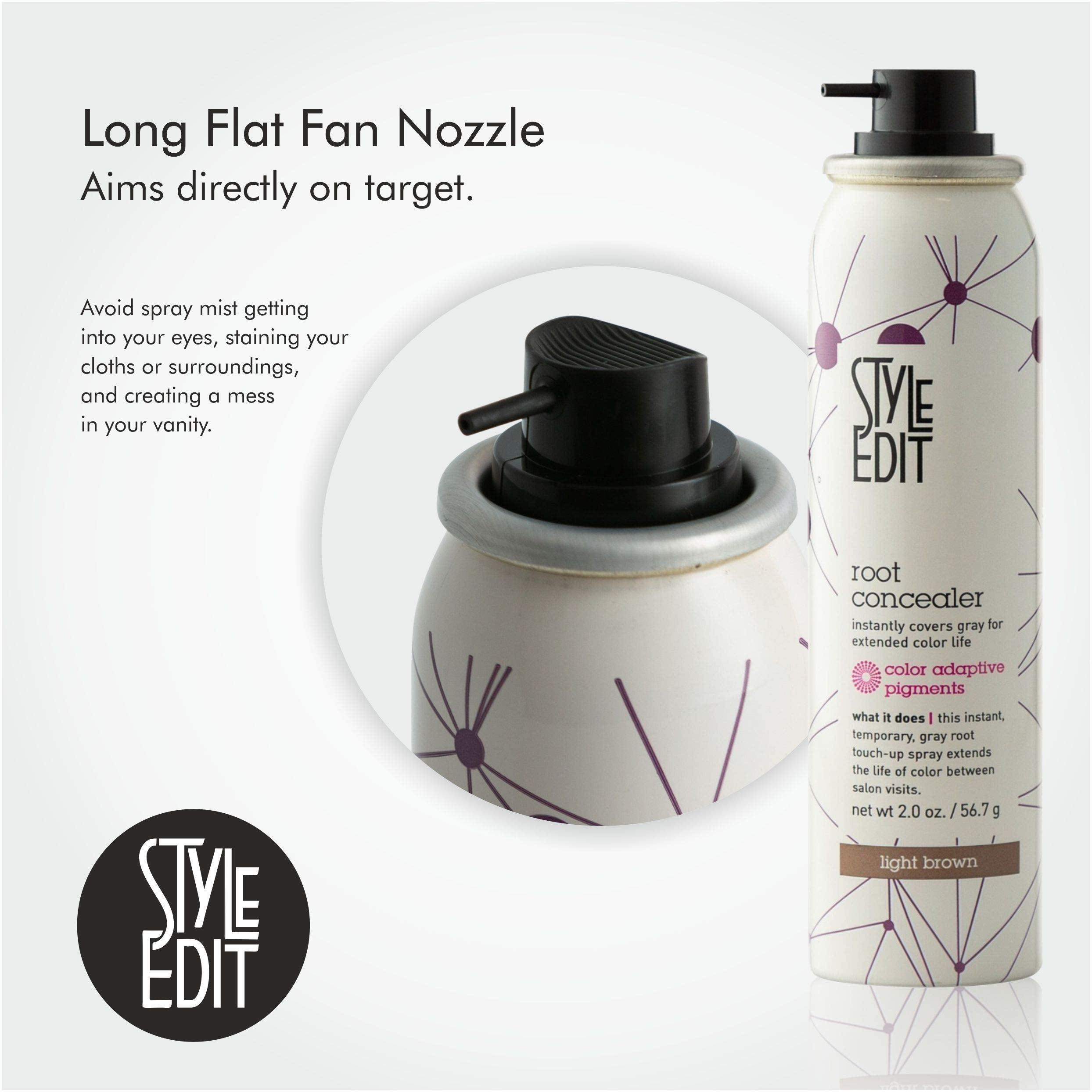 STYLE EDIT fast-drying formula prevents flaking and staining clothes.