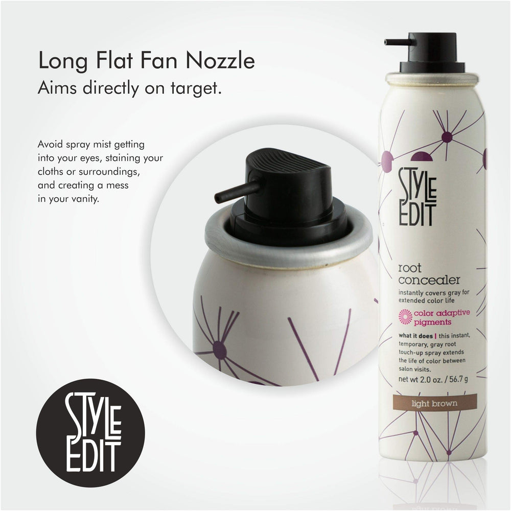 STYLE EDIT fast-drying formula prevents flaking and staining clothes.