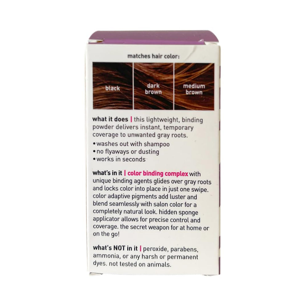 Style Edit Root Cover Up Powder with binding complex for seamless color binding.