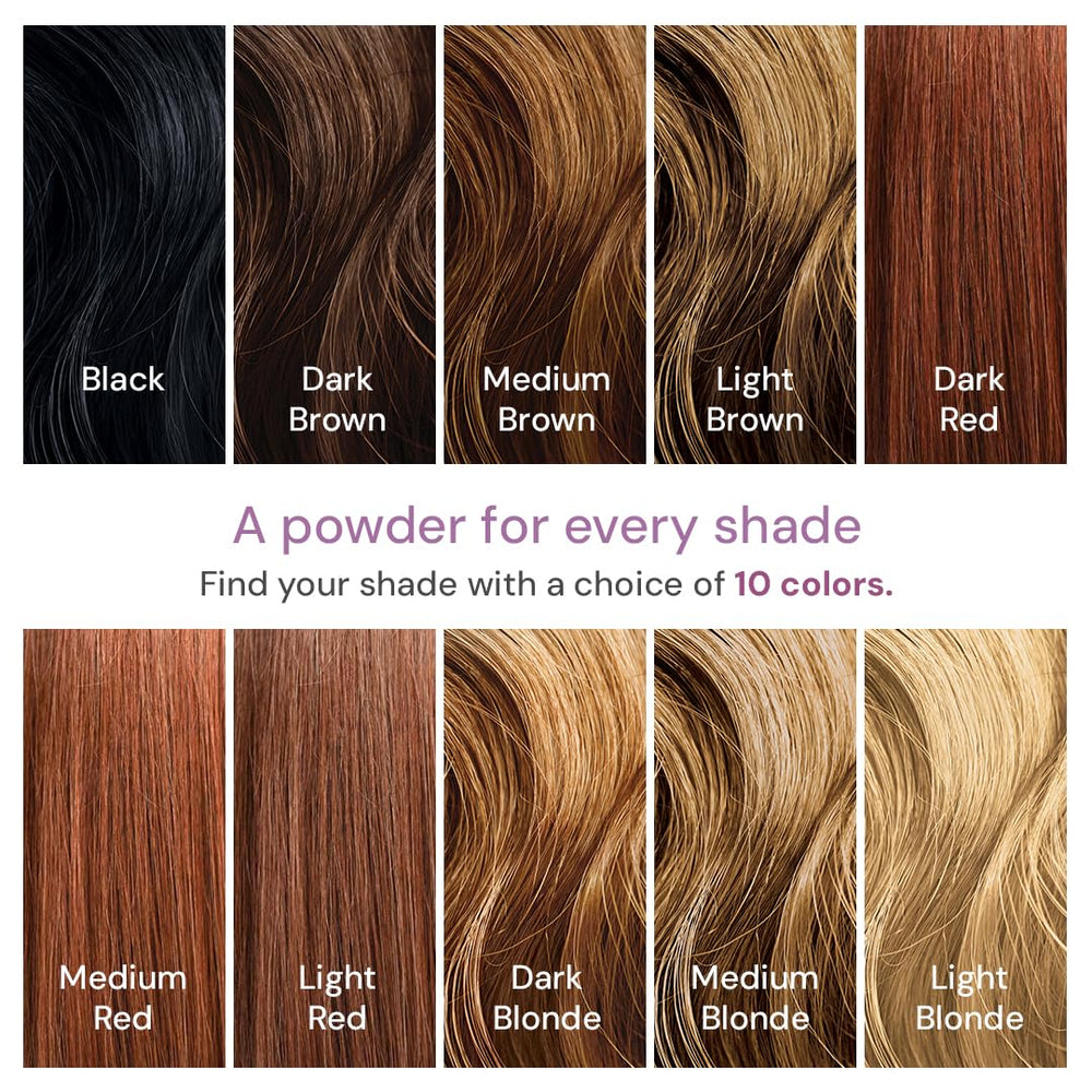 Style Edit Root Cover Up Powder mess-free application minimizes fallout.