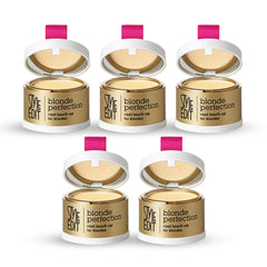 Style Edit Root Touch Up Powder 5-pack in a compact case for on-the-go root refresh.