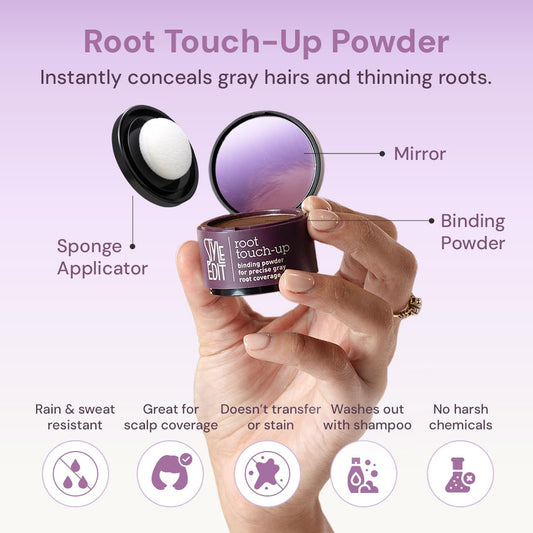 Style Edit powder offers water resistance for touch-ups that last through day.