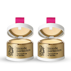 STYLE EDIT Root Touch Up Powder with precision sponge for quick root coverage