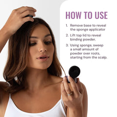 Style Edit Root Touch Up Powder demonstrates durable, water-friendly finish for day-to-night wear