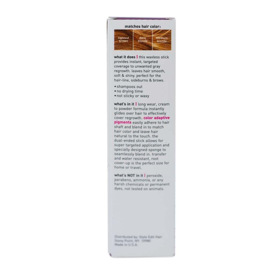 STYLE EDIT Root Touch Up Stick brow-use versatility for brows and roots.