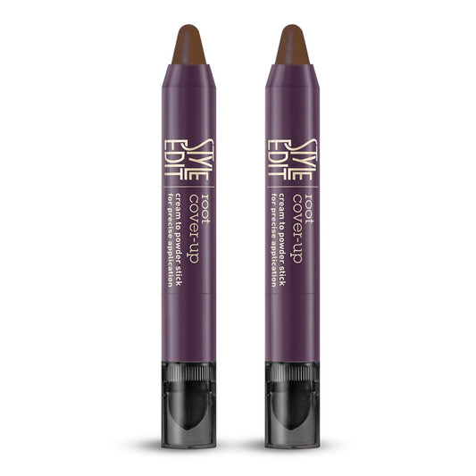 Style Edit Root Touch-Up Stick packaging front for quick on-the-go coverage.